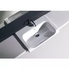Kerasan Agua Libre Blat do umywalki 32x35,5 cm biały mat - 765882_O1