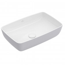 Villeroy & Boch Artis Umywalka stojąca na blacie 58 cm prostokątna, bez miejsca na armaturę, bez przelewu - 687973_O1