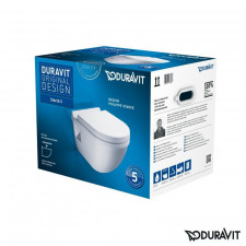 Duravit Starck 3 Miska WC wisząca z deską wolnoopadającą biały (220009, 006389) - 599290_O1