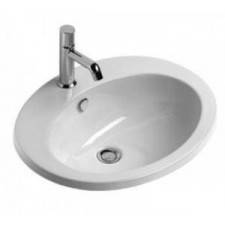 Catalano Incasso Umywalka wpuszczana w blat 61x51 biała 0725611001