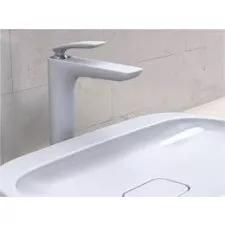 Kludi Balance Bateria umywalkowa wysokość 272 mm L biały/chrom DN 10