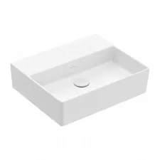 Villeroy & Boch Memento 2.0 umywalka 50x42cmbez otworu na baterię, bez przelewu, Weiss Alpin - 840198_O1