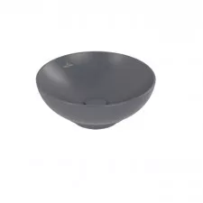 Villeroy & Boch Loop & Friends Umywalka stojąca na blacie 380 x 380 x 120mm Graphite CeramicPlus - 828189_O1