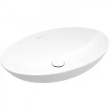 Villleroy&Boch Loop & Friends Umywalka stojąca na blacie 620 x 420 mm Weiss Alpin CeramicPlus - 828215_O1