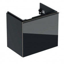 Geberit Acanto szafka podumywalkowa 90cm z jedną szufladą i jedną szufladą wewnętrzną, krótka, syfon oszczędzający przestrzeń, lava mat - 779639_O1