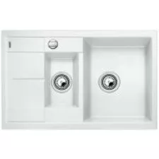 Blanco zlewozmywak Silgranit METRA 6 S Compact biały z korkiem automatycznym - 684060_O1