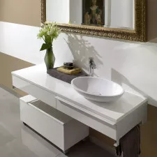 Villeroy & Boch Loop & Friends umywalka stojaca na blacie, 630 x 430 mm, z przelewem, Weiss Alpin - 419960_O1