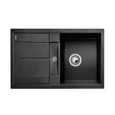 Blanco zlewozmywak Silgranit METRA 45 S Compact antracyt z korkiem automatycznym - 685158_O1