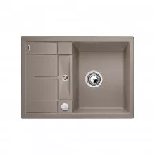 Blanco zlewozmywak Silgranit METRA 45 S Compact tartufo z korkiem automatycznym - 685441_O1