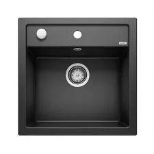 Blanco Dalago 5 Silgranit zlewozmywak wbudowany z korkiem autom. czarny - 831017_O1