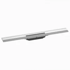 Hansgrohe RainDrain Flex Element zewnętrzny odpływu 700 z możliwością przycięcia i do montażu przy ścianie stal szlachetna szczotkowana - 828951_O1