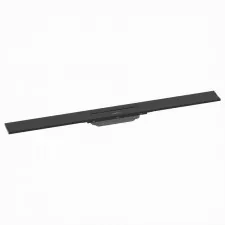 Hansgrohe RainDrain Flex Element zewnętrzny odpływu 900 z możliwością przycięcia i do montażu przy ścianie czarny matowy - 828963_O1