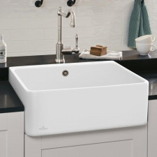 Villeroy & Boch Farmhouse/Sink unit Zlewozmywak nakładany na szafkę 1-komorowy prostokątny 59,5x50 cm CeramicPlus stone white - 848187_O1