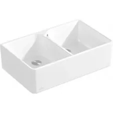 Villeroy & Boch zlewozmywak farmerski 80 X dwukomorowy biały - 848198_O1