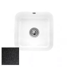 Villeroy & Boch Cisterna 50 Zlew jednokomorowy podblatowy bez otworów, korek automatyczny, Chromit Ceramicplus - 468251_O1