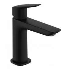Hansgrohe Logis Jednouchwytowa bateria umywalkowa 110 Fine z kompletem odpływowym Push-Open Czarny Matowy - 896079_O1