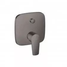 Hansgrohe Talis E bateria wannowa, montaż podtynkowy, element zewnętrzny, czarny szczotkowany - 783003_O1