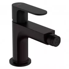 Hansgrohe Rebris S Jednouchwytowa bateria bidetowa z kompletem odpływowym Czarny Matowy - 858787_O1