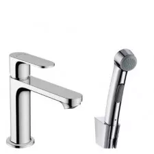 Hansgrohe Rebris S Jednouchwytowa bateria umywalkowa 110 z główką Bidette i wężem 160 cm bez kompletu odpływowego Chrom - 858794_O1