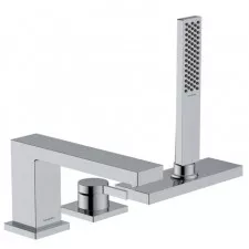 Hansgrohe Tecturis E 3-otworowa, jednouchwytowa bateria na brzeg wanny z sBox, element zewnętrzny Chrom - 896000_O1