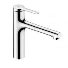 Hansgrohe Zesis M33 Jednouchwytowa bateria kuchenna 160, metalowa wyciągana wylewka, 2jet Chrom - 896026_O1
