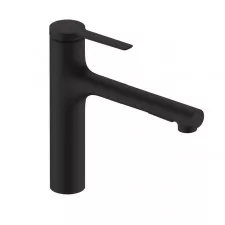 Hansgrohe Zesis M33 Jednouchwytowa bateria kuchenna 160, metalowa wyciągana wylewka, 2jet, sBox Czarny Matowy - 896030_O1