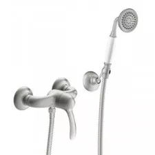 Tres Clasic bateria wannowa natynkowa z zestawem punktowym stalowy
