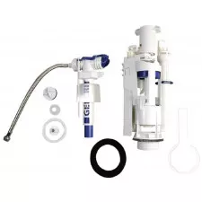 Kerasan Mechanizm spłukujący WC kombi chrom - 766166_O1