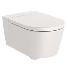 Roca Inspira Round miska podwieszana rimless 560x370 beż