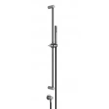 Gessi 316 Bath-Shower zestaw prysznicowy ze słuchawką anticalc 1,50 m wężem i wylotem wody Steel Brushed