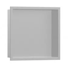 Hansgrohe XtraStoris Original Wnęka ścienna z ozdobną ramą 300/300/70 Szarość Betonu