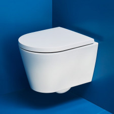 Kartell by Laufen 757 - biały matowy Miska podwieszana Silent Flush rimless wc 370x545 mm