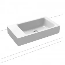 Kaldewei Puro Umywalka nablatowa prostokątna model 3166 55x30 cm biały - 762411_O1
