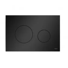 TECE Loop - przycisk spłukujący do WC z tworzywa, czarny matowy - 823391_O1