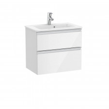 Roca Gap Compacto Unik Zestaw łazienkowy umywalka z szafką 60 cm biały - 840676_O1