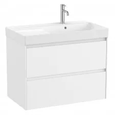 ONA Zestaw łazienkowy UNIK 2 szuflady z umyw asym po prawej 800mm, biała - 900272_O1