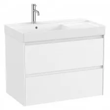 ONA Zestaw łazienkowy UNIK 2 szuflady z umyw asym po lewej 800mm, biała - 900275_O1