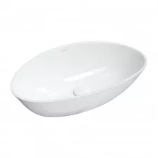 Omnires Barcelona Umywalka Nablatowa Marble+, 60X36,1Cm, Biały Połysk - 844390_O1