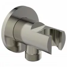 Ideal Standard Joy Uchwyt prysznicowy z przyłączem nikiel szczotkowany - 852158_O1