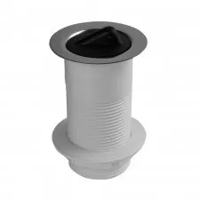 McAlpine Spust umywalkowy 1.1/4”x91x60 mm z korkiem gumowym, bez otworu przelewowego - 826107_O1