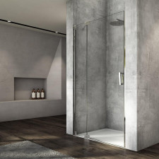 SanSwiss Cadura Drzwi prysznicowe lewe 140x200 cm srebrny połysk - 787011_O1