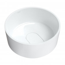 Omnires CADENCE umywalka nablatowa Marble+, o42 x 19 cm, biały połysk - 844396_O1