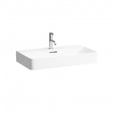 Laufen Val umywalka ścienna 75x42 cm, z 1 otworem na baterię z powłoką Clean Coat, nieszlifowana, z przelewem , biała - 780331_O1
