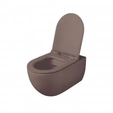 HushLab Calm Wc wiszący 55x35 kolor kawowy matowy - 781724_O1