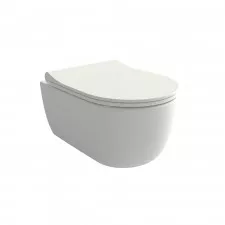 Hushlab Colori d` Italia Miska WC wisząca w zestawie z deską wolnoopadającą biały mat 49 cm - 858430_O1