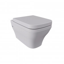 Hushlab Colori d` Italia Miska WC wisząca w zestawie z deską wolnoopadającą szary mat 54 cm - 858438_O1