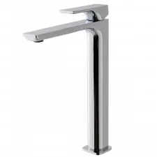 HushLab Belverde Bateria umywalkowa jednouchwytowa wysoka Chrom - 833570_O1