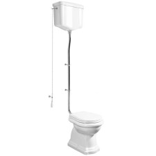 Kerasan Retro kompletny kompakt WC, miska stojąca odpływ poziom ze zbiornikiem górnopłuk (101101 +754790 +108001 +754690 +109001) - 473165_O1