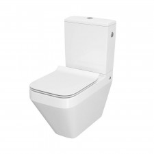 Cersanit Crea Miska WC kompaktowa CleanOn 010/020 z deską wolnoopadającą 64x35,5 cm biały - 828553_O1