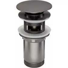 Deante click-clack okrągły titanium, z tuleją - 832893_O1